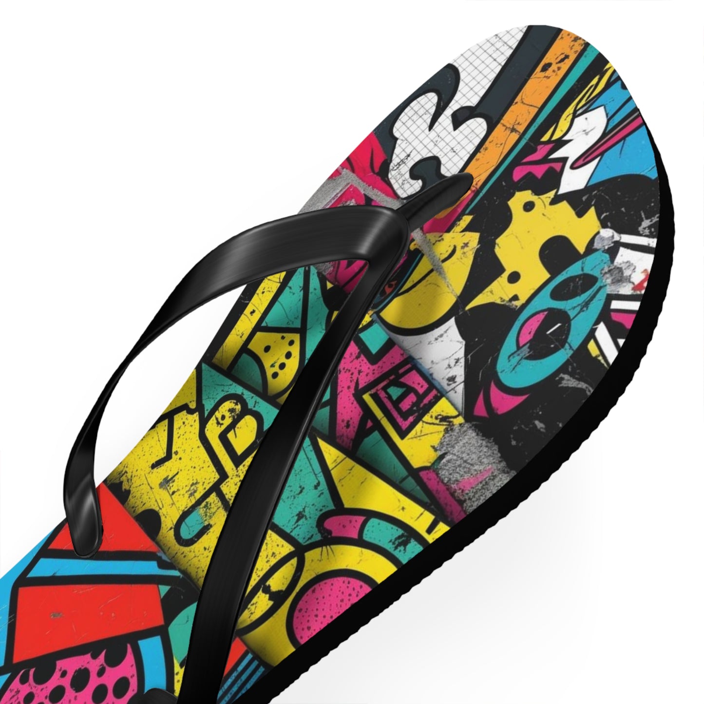 Retro Riot Flip Flops – Postmodern Pop Edition